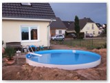 Da ist er : Unser Pool im Juni 2011 !